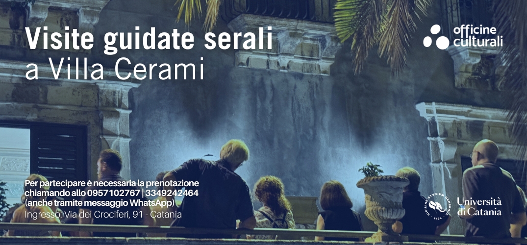 Villa Cerami: le visite guidate serali | settembre 2024