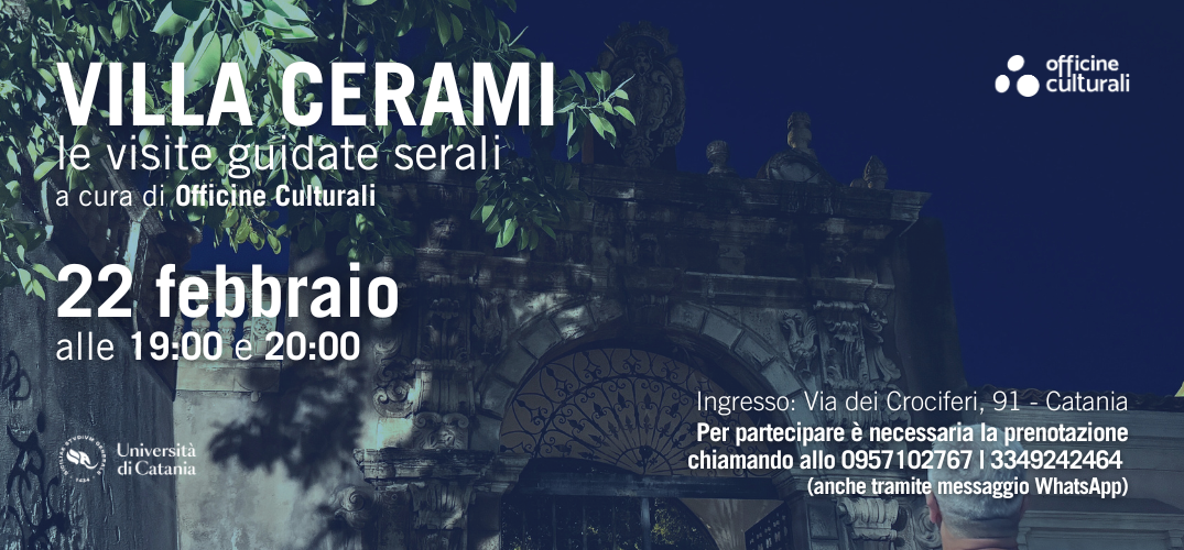 Villa Cerami: le visite guidate serali